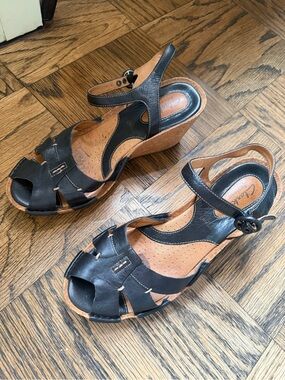 Clark's Cork Wedge Sandal